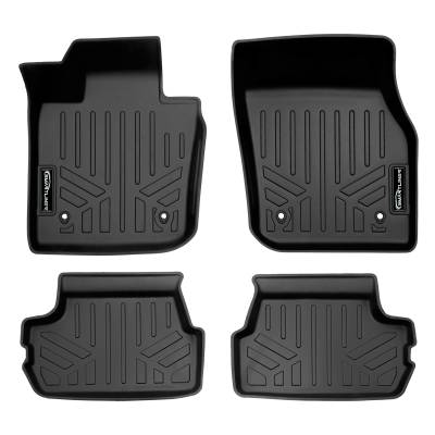 SMARTLINER - SMARTLINER SA0594/B0594 Front/Rear BLACK Floor Liners for Mini Cooper