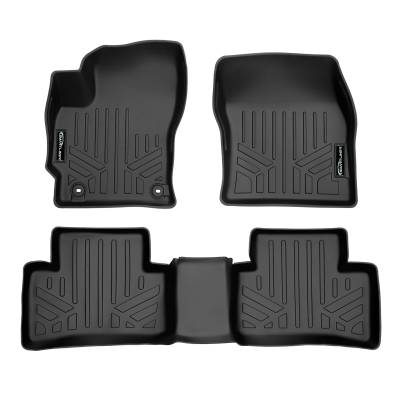 SMARTLINER - SMARTLINER SA0598/B0598 Front/Rear BLACK Floor Liners for Toyota Corolla Cross