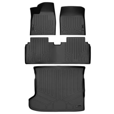 SMARTLINER - SMARTLINER SA0600/B0600/D0600 Front/Rear BLACK Floor Liners for Kia EV6
