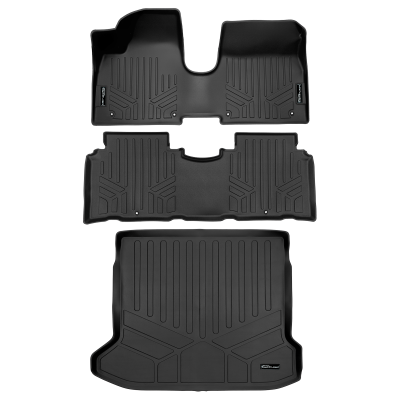 SMARTLINER - SMARTLINER SA0601/B0620/D0601 Front/Rear BLACK Floor Liners for Hyundai Ioniq 5