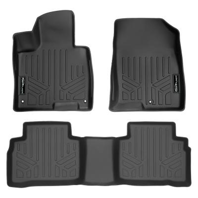 SMARTLINER - SMARTLINER SA0603/B0555 Front/Rear BLACK Floor Liners for Kia Sportage