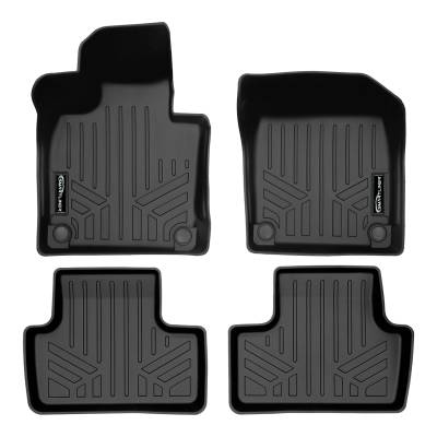SMARTLINER - SMARTLINER SA0604/B0604 Front/Rear BLACK Floor Liners for Volvo XC60