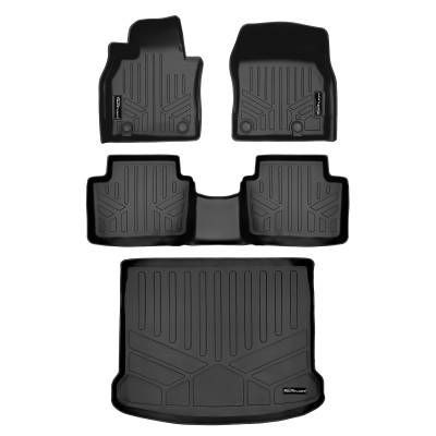 SMARTLINER - SMARTLINER SA0609/B0609/D0610 Front/Rear BLACK Floor Liners for Mazda 3