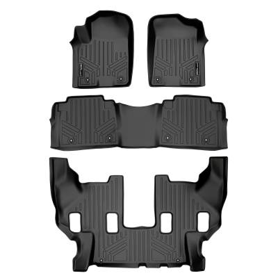 SMARTLINER - SMARTLINER Front/Rear BLACK Floor Liners for Nissan Armada/QX56/QX80