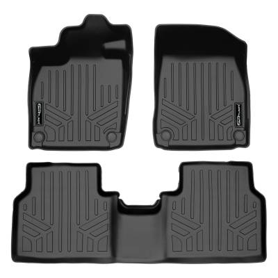SMARTLINER - SMARTLINER SA0619/B0619 Front/Rear BLACK Floor Liners for VW ID.4