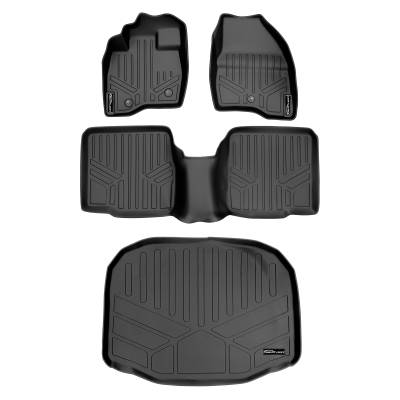 SMARTLINER - SMARTLINER SA0245/B0082/E0082 Front/Rear BLACK Floor Liners Ford Explorer