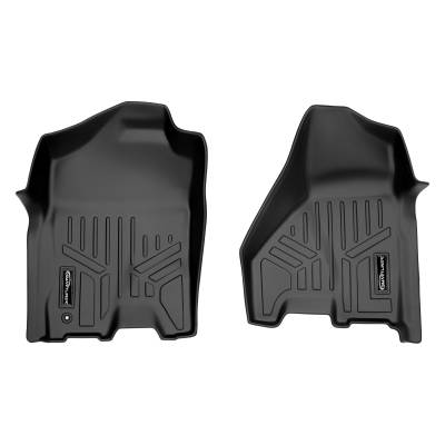 SMARTLINER - SMARTLINER SA0252 Front BLACK Floor Liners for RAM Crew/Mega