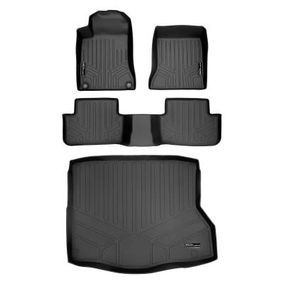 SMARTLINER - SMARTLINER Front/Rear Floor Liners w/Cargo Liner Black for Mercedes CLA-Class