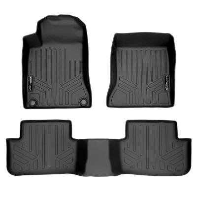 SMARTLINER - SMARTLINER SA0255/B0255 Front/Rear BLACK Floor Liners for Mercedes CLA/GLA