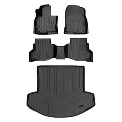 SMARTLINER - SMARTLINER SA0257/B0257/D0257 Front/Rear BLACK Floor Liners Mazda CX-9