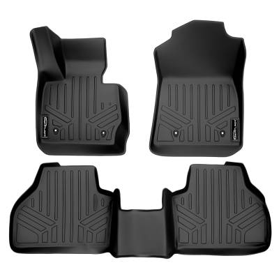 SMARTLINER - SMARTLINER SA0262/B0262 Front/Rear BLACK Floor Liners for BMW X3/X4