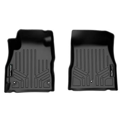 SMARTLINER - SMARTLINER SA0642 Front BLACK Floor Liners for Nissan Versa