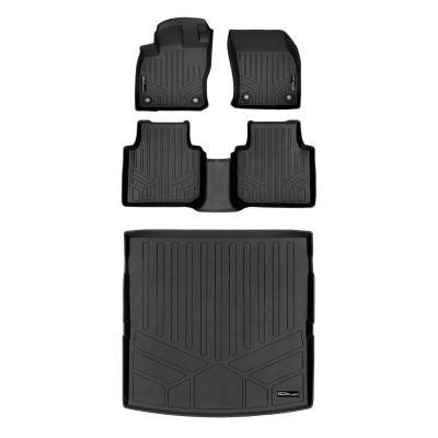 SMARTLINER - SMARTLINER SA0270/B0270/D0431 Front/Rear BLACK Floor Liners for VW Tiguan