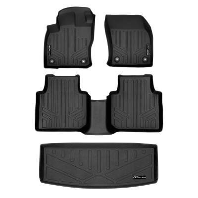 SMARTLINER - SMARTLINER SA0270/B0270/E0431 Front/Rear BLACK Floor Liners for VW Tiguan
