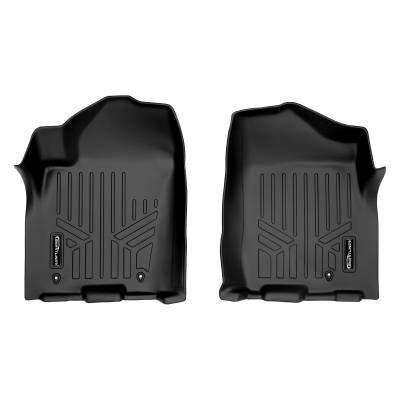 SMARTLINER - SMARTLINER SA0275 Front BLACK Floor Liners for Nissan Titan Ext/Crew