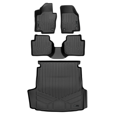 SMARTLINER - SMARTLINER SA0279/B0659/D0659 Front/Rear Black Floor Liners for VW Passat