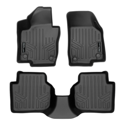 SMARTLINER - SMARTLINER SA0279/B0659 Front/Rear Black Floor Liners for VW Passat