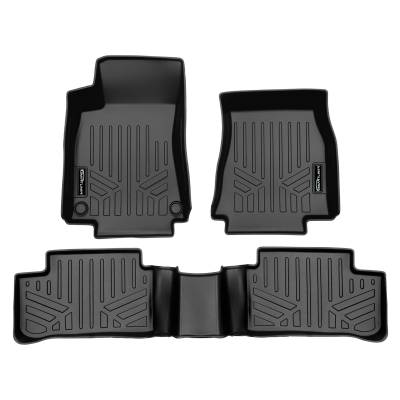 SMARTLINER - SMARTLINER SA0671/B0671 Front/Rear BLACK Floor Liners for Mercedes CLA-Class