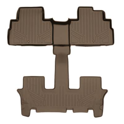 SMARTLINER - SMARTLINER SB1447 2nd Row Floor Liners Tan for Kia Telluride