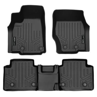 SMARTLINER - SMARTLINER SA0674/B0568 Front/Rear Black Floor Liners for Jeep Grand Cherokee L