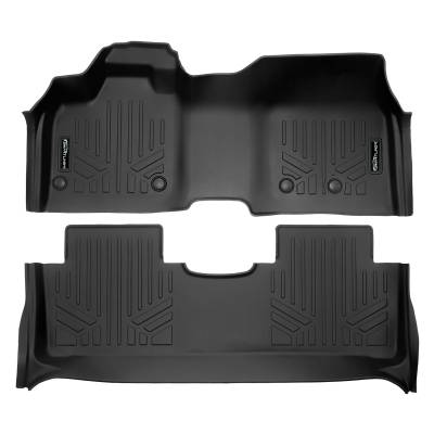 SMARTLINER - SMARTLINER SA0676/B0676 Front/Rear BLACK Floor Liners for Nissan Ariya