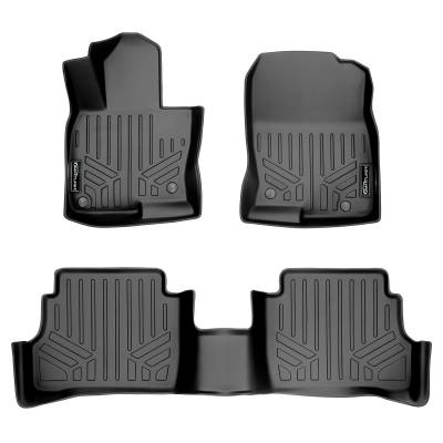 SMARTLINER - Smartliner SA0301/B0301 Front/Rear BlackFloor Liners for Mazda CX-5