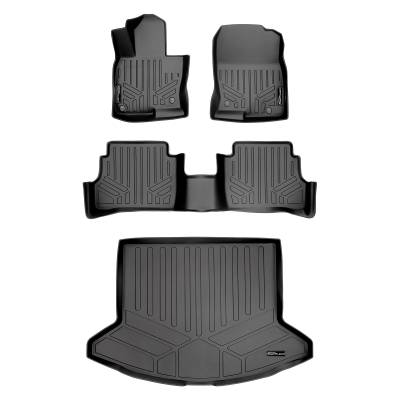 SMARTLINER - Smartliner SA0301/B0301/D0301 Front/Rear BlackFloor Liners for Mazda CX-5