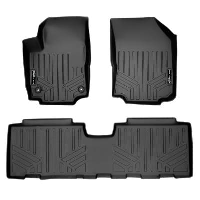 SMARTLINER - SMARTLINER SA0310/B0310 Front/Rear BLACK Floor Liners Chevy Equinox