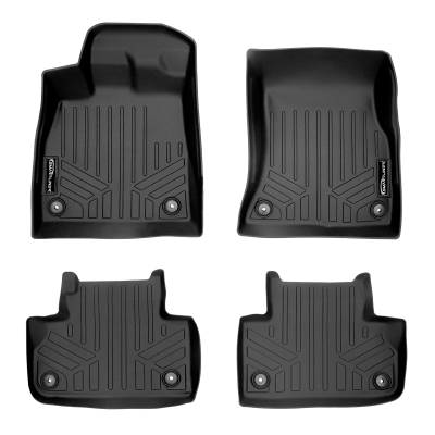 SMARTLINER - Smartliner SA0312/B0312 Front/Rear BlackFloor Liners for Audi Q5