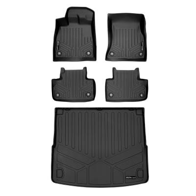 SMARTLINER - Smartliner SA0312/B0312/D0669 Front/Rear BlackFloor Liners for Audi Q5 EV