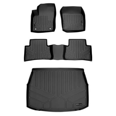 SMARTLINER - SMARTLINER SA0314/B0314/D0314 Front/Rear BLACK Floor Liners for Toyota C-HR