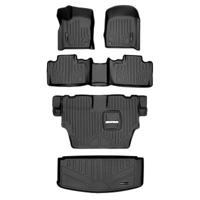 SMARTLINER - SMARTLINER SA0315/B0071/C0071/E0113 Front/Rear BLACK Floor Liners for Durango
