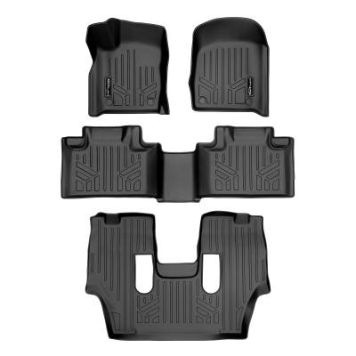 SMARTLINER - SMARTLINER SA0315/B0071/C0233 Front/Rear BLACK Floor Liners for Dodge Durango