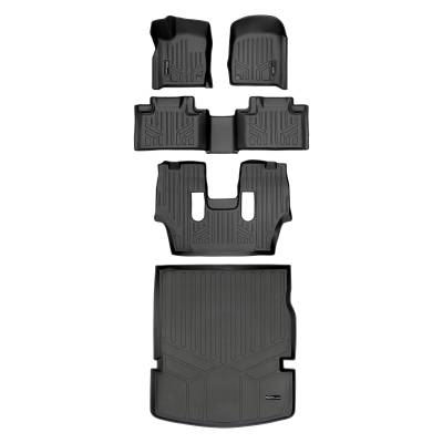 SMARTLINER - SMARTLINER SA0315/B0071/C0233/D0113 Front/Rear BLACK Floor Liners for Durango