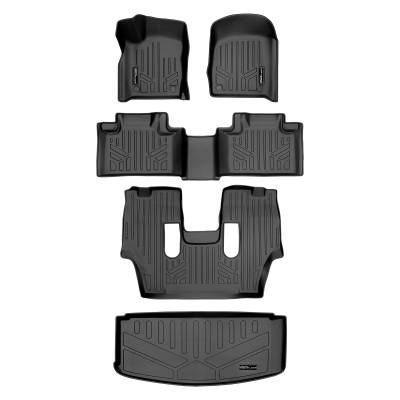 SMARTLINER - SMARTLINER SA0315/B0071/C0233/E0113 Front/Rear BLACK Floor Liners for Durango