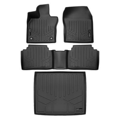 SMARTLINER - SMARTLINER Front/Rear Floor Liners w/Cargo Liner Black for Toyota Prius Prime