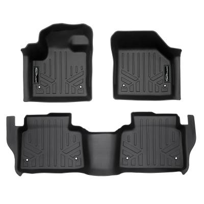 SMARTLINER - Smartliner SA0701/B0701 Front/Rear BlackFloor Liners for Discovery Sport