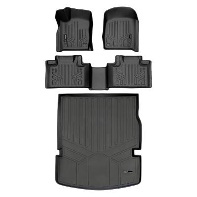 SMARTLINER - SMARTLINER SA0315/B0071/D0113 Front/Rear BLACK Floor Liners for Dodge Durango