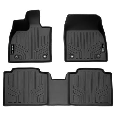 SMARTLINER - SMARTLINER SA0702/B0702 Front/Rear BLACK Floor Liners for Lexus RZ