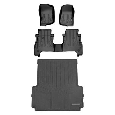 SMARTLINER - SMARTLINER SA0316/B0459/K0459 Front/Rear BLACK Floor Liners for 20+ Gladiator JT