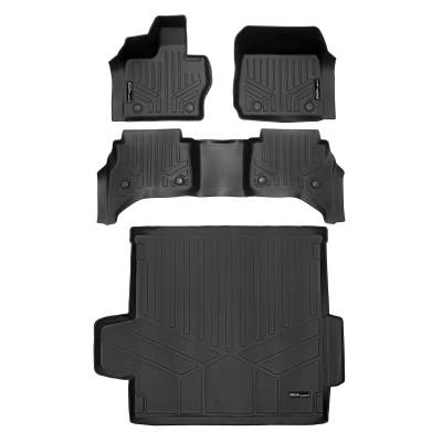 SMARTLINER - SMARTLINER Front/Rear Floor Liners w/Cargo Liner Black for Range Rover Sport