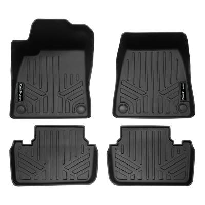 SMARTLINER - SMARTLINER SA0712/B0712 Front/Rear BLACK Floor Liners for Polestar 2