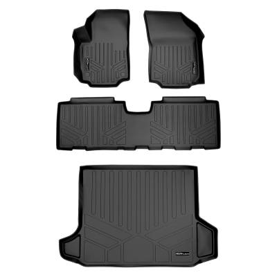 SMARTLINER - SMARTLINER SA0333/B0310/D0310 Front/Rear BLACK Floor Liners for GMC Terrain