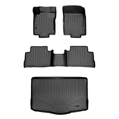 SMARTLINER - SMARTLINER SA0340/B0340/D0342 Front/Rear BLACK Floor Liners for Rogue Sport