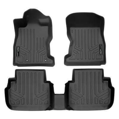 SMARTLINER - SMARTLINER SA0720/B0358 Front/Rear BLACK Floor Liners for Subaru WRX