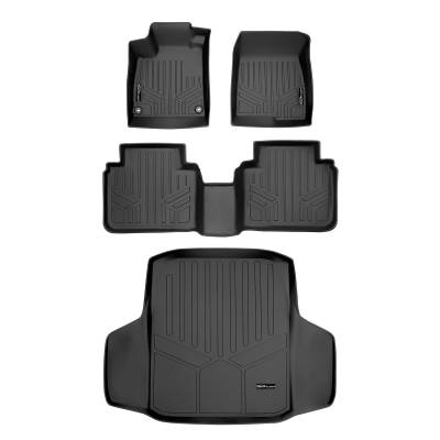 SMARTLINER - SMARTLINER SA0341/B0341/D0341 Front/Rear BLACK Floor Liners Honda Accord