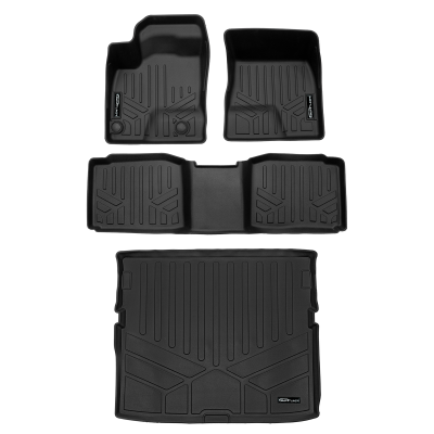 SMARTLINER - SMARTLINER SA0733/B0733/D0733 Front/Rear BLACK Floor Liners for Outlander EV