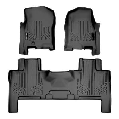 SMARTLINER - Smartliner SA0346/B0183 Front/Rear BlackFloor Liners for Expedition/Navigator