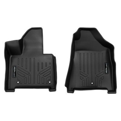 SMARTLINER - SMARTLINER SA0742 Front BLACK Floor Liners for Hyundai Santa Fe