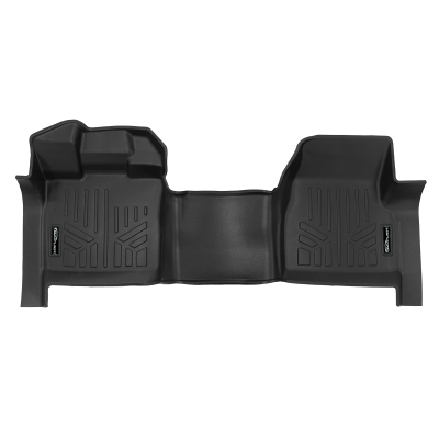 SMARTLINER - SMARTLINER SA0347 Front BLACK Floor Liners for Ford F150 Reg